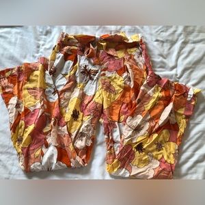 Floral Flowy Pants